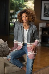 pink & grey cardigan website
